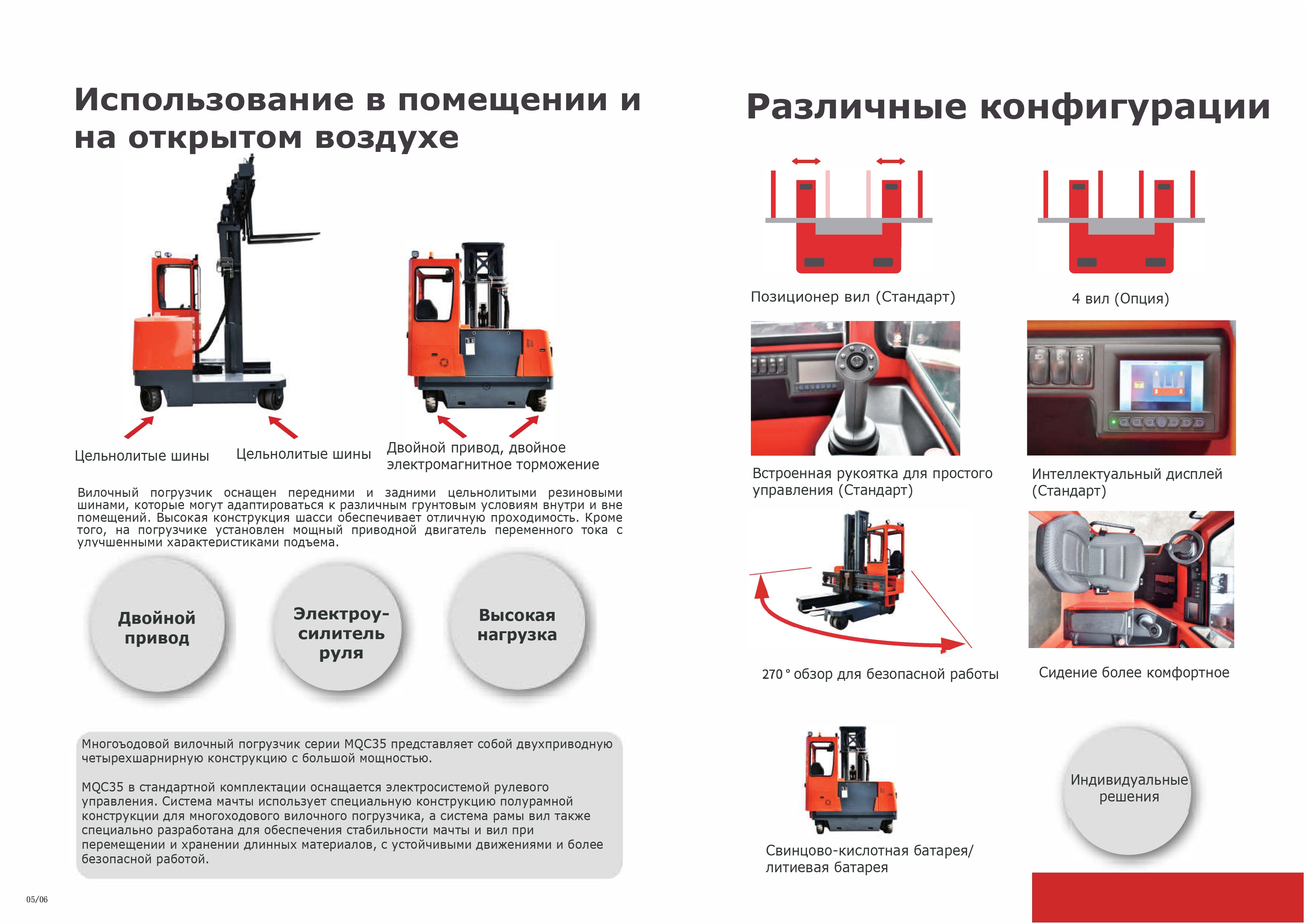 ​Боковой погрузчик MIMA MQC 